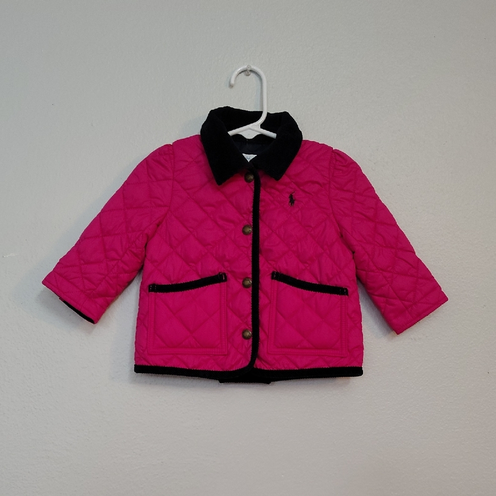 Ralph Lauren Fuchsia Quilted Kids Jacket